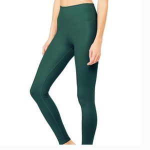 Alo High-Waist Airlift Legging in Tourmaline (Emrald Green) Size Small